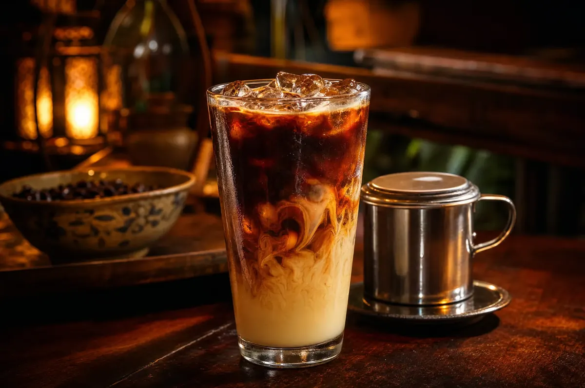 Vietnamese Iced Milk Coffee