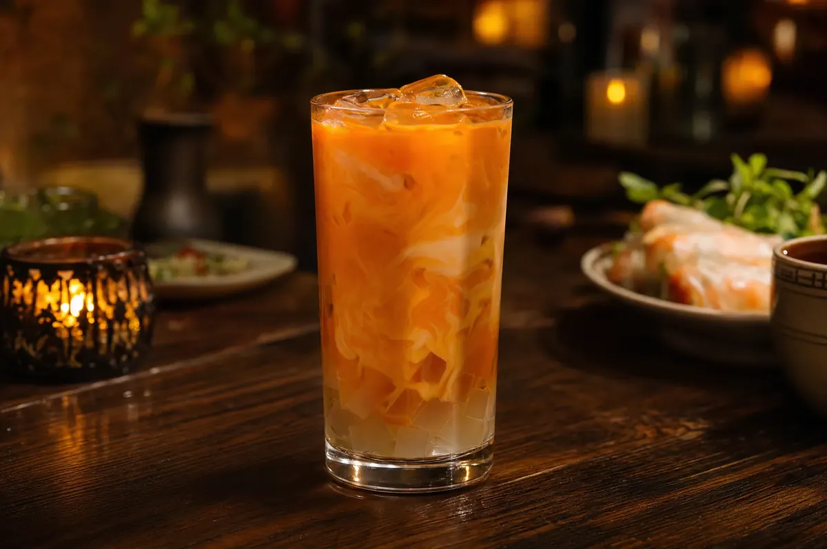 Thai Tea with Jello